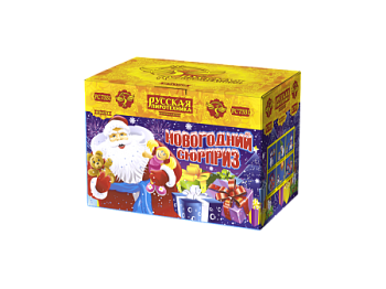 Батареи салютов в интернет-магазине Крут Салют Фейерверк Новогодний сюрприз 48 залпов