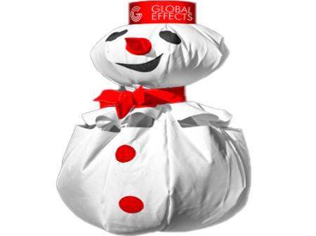 Оборудование для спецэффектов в интернет-магазине Крут Салют Насадка-снеговик для подвесной конфетти-машины EASY Swirl Snowman