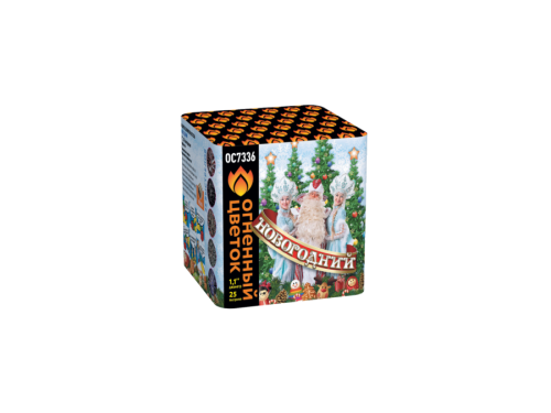 Купить батарею салютов Фейерверк Новогодний 25 залпов