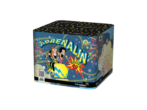Купить батарею салютов Фейерверк ADRENALIN 49 залпов