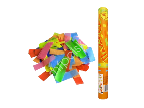 Купить Хлопушки Пневмохлопушка в пластиковой тубе 60 см