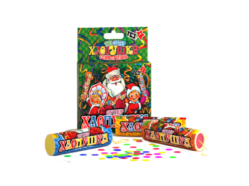 Купить Хлопушки Хлопушка Супер (цена за 1 шт.)