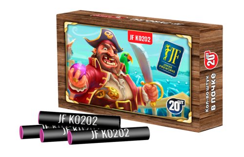 Купить Петарды, наземные и летающие фейерверки Петарда ДЖ К-2 "Корсар 2" (упак.20шт.)