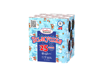 Батареи салютов в интернет-магазине Крут Салют Салют Зимушка 25 залпов