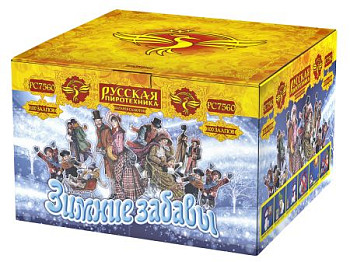 Батареи салютов в интернет-магазине Крут Салют Фейерверк Зимние забавы 100 залпов