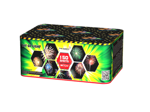 Купить батарею салютов Салют SHOTS+ВEE RAY OF LIGHT 150 залпов