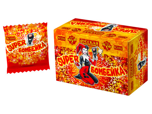 Купить Петарды, наземные и летающие фейерверки Петарды SUPERбомбейка