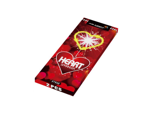 Купить Бенгальские огни Бенгальские свечи HEART SPARKLER (2 шт в уп)