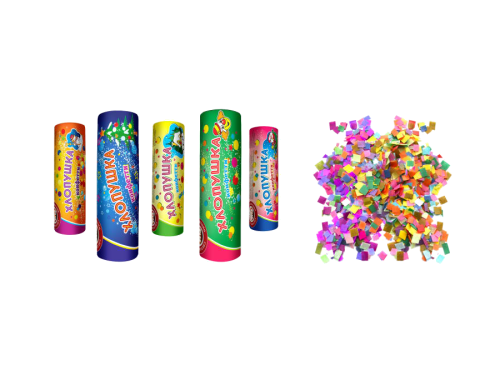 Купить Хлопушки Хлопушка с конфетти