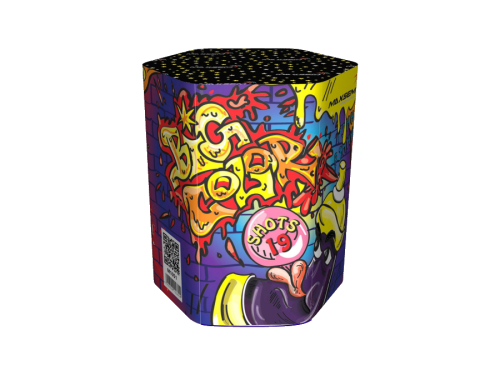 Купить батарею салютов Фейерверк BIG COLOR 19 залпов