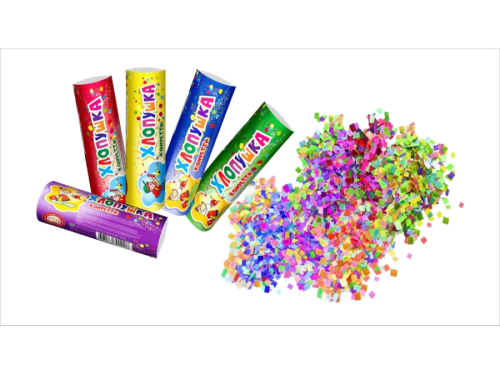 Купить Хлопушки Хлопушка с конфетти 140 мм