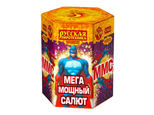 Купить батарею салютов Фейерверк ММС: Мега Мощный Салют 19 залпов