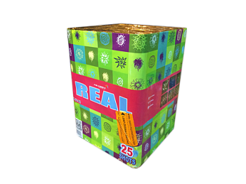 Батареи салютов в интернет-магазине Крут Салют Фейерверк REAL 25 залпов