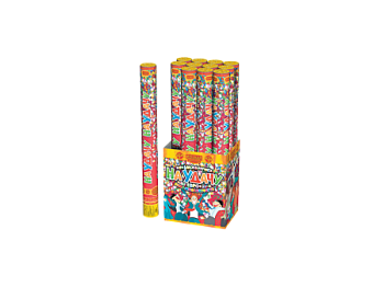 Хлопушки в интернет-магазине Крут Салют Пневмохлопушка "На удачу"  с денежным наполнителем "Евро" и бумажным конфетти (50 см).