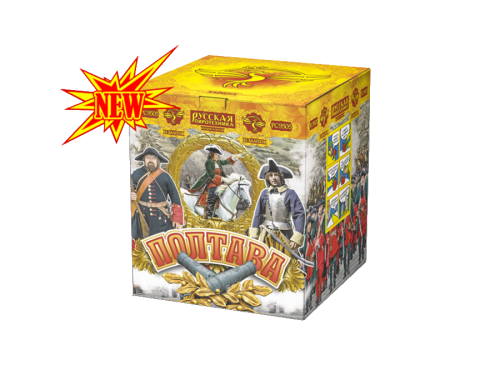 Купить батарею салютов Фейерверк Полтава 25 залпов