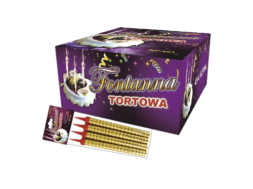 Купить Свечи в торт Фонтан (свеча) холодного огня настольный FONTANNA TORTOWA 40 сек (4 шт в упак) 12 см
