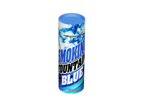 Купить Дымы, фаеры и факела Цветной дым Blue SMOKING FOUNTAIN 30 секунд