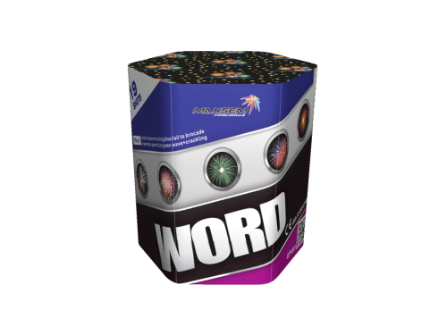 Купить батарею салютов Салют WORD 19 залпов