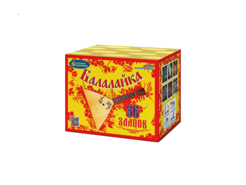 Купить батарею салютов Салют Балалайка 36 залпов