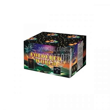 Батарея салютов COLOURED WORLD