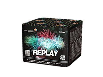 Батареи салютов в интернет-магазине Крут Салют Фейерверк REPLAY 49 залпов