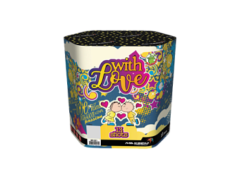 Батареи салютов в интернет-магазине Крут Салют Салют WITH LOVE M1221 13 залпов