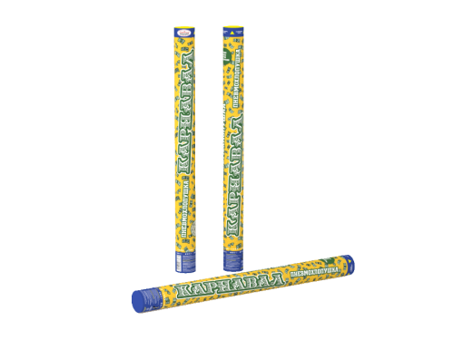 Купить Хлопушки Хлопушка пневматическая 60 см с денежным наполнителем ("Доллары США").