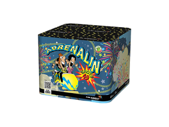 Батареи салютов в интернет-магазине Крут Салют Фейерверк ADRENALIN 49 залпов